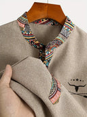Caloundra Men's Contrast Pattern Collar Short Sleeve Shirt, view 7