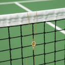 Gemma Gold Tennis Racket Necklace, view 6
