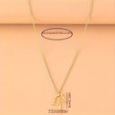 Horse Head Pendant Necklace for Women, Minimalist Gold or Silver Horse Necklace