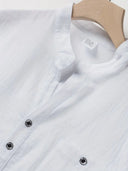 Coolangatta Men's High Collar V-Cut Short Sleeve Shirt, view 8