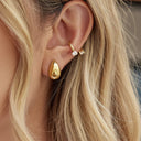 Harper Everyday Gold Earrings, view 5