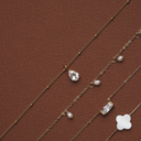 Alanna White Teardrop Stone Pendant Necklace, view 12