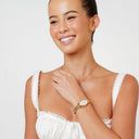 Fiona Vintage Mother-of-Pearl Gold Watch for Women, view 7