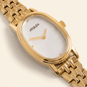Fiona Vintage Mother-of-Pearl Gold Watch for Women, view 19