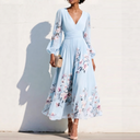 Emmeline Puff Sleeve Midi Dress