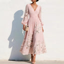 Emmeline Puff Sleeve Midi Dress
