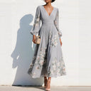 Emmeline Puff Sleeve Midi Dress