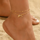 Nerina Sea Charm Anklet with dolphin charm