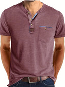 Bicheno Men's Premium Round Neck Pocket T-Shirt