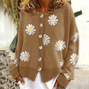 Angel Cute Cardigan With Daisies