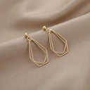 Geometric Earrings for Women, Minimalist Gold Earrings