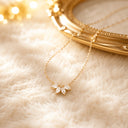 Leaf Choker Necklace, 304 Stainless Steel, 18K Gold Plated, Waterproof, Hypoallergenic