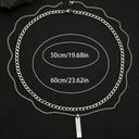 Ellis Men's Double Layer Necklace Set, view 3