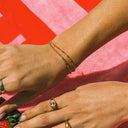 Tatiana Colourful Dainty Chain Bracelet, view 7