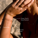 Tatiana Colourful Dainty Chain Bracelet, view 6
