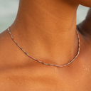 Isadora Rainbow Beaded Choker Necklace, view 7