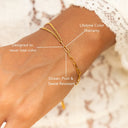 Teresa Mixed Curb and Paperclip Chain Bracelet, view 9