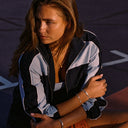 Louise Herringbone and Rope Chain Layered Bracelet, view 18