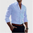 Anglesea Men's Vertical Stripe Slim Fit Shirt, view 5