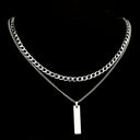 Ellis Men's Double Layer Necklace Set, view 5