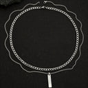 Ellis Men's Double Layer Necklace Set, view 2
