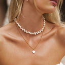 Anouk Irregular Freshwater Pearl Choker Necklace, view 16
