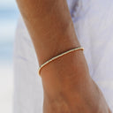 Fallon Dainty Beaded Chain Bracelet