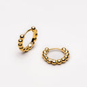 Laetitia Beaded Hoop Earrings, view 2