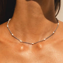 Ashlyn Dainty Freshwater Pearl Choker Necklace, view 14