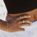 Fallon Dainty Beaded Chain Bracelet, view 4