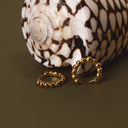 Laetitia Beaded Hoop Earrings, view 4
