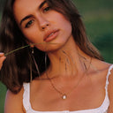 Mercy Opal Pendant Necklace with Gold Bezel, view 3