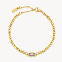 Isabeau Beaded Birthstone Charm Bracelet, view 12