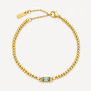 Isabeau Beaded Birthstone Charm Bracelet, view 13