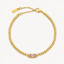 Isabeau Beaded Birthstone Charm Bracelet, view 20