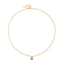 Chiara Birthstone Pendant Necklace, view 22