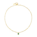 Chiara Birthstone Pendant Necklace, view 25