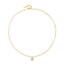 Chiara Birthstone Pendant Necklace, view 30