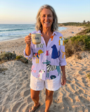 Florence Playful Dogs Blouse