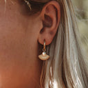 Hana Gold Boho Hoop Earrings
