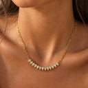 Georgia Gold Teardrop Zircon Necklace