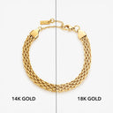 Olympia Woven Statement Bracelet, view 7