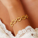Vanessa Bezel Set White Zircon Bracelet