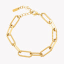 Viviana Chunky Paperclip Chain Bracelet, view 2