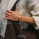 Viviana Chunky Paperclip Chain Bracelet, view 4