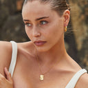 Marigold Gold Seaside Pendant Necklace, view 2