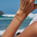 Annette Minimal Stacking Chain Bracelet, view 2