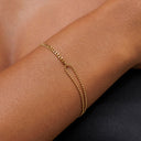 Annette Minimal Stacking Chain Bracelet