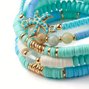 Suzette Coastal Pearl Bracelet Set of 5, view 4