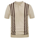 Cedric Men's Striped Polo Shirt, view 3
